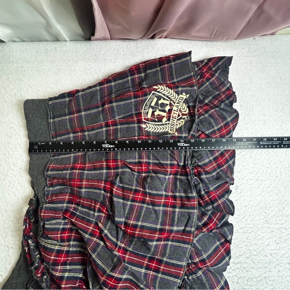 Plaid DisneyWorld  Disneyland Resort Layered Skirt Size XXL Drawstring Waist - Picture 8 of 11